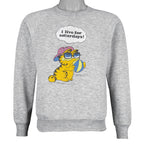 Vintage (Better T-shirt) - Garfield, I Live for Saturdays! Crew Neck Sweatshirt 1990s Large Vintage Retro