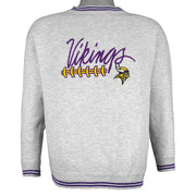 NFL (Cadre Athletic) - Minnesota Vikings Embroidered Sweatshirt 1990s Large Vintage Retro Football