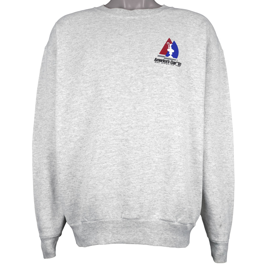 Vintage (Oneita) - Americas Cup 92, San Diego CA Crew Neck Sweatshirt 1992 XX-Large Vintage Retro