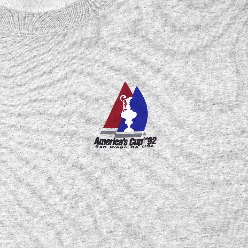 Vintage (Oneita) - Americas Cup 92, San Diego CA Crew Neck Sweatshirt 1992 XX-Large Vintage Retro