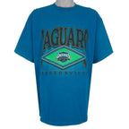 NFL (Logo 7) - Jacksonville Jaguars Big Spell-Out T-Shirt 1990s XX-Large Vintage Retro Football
