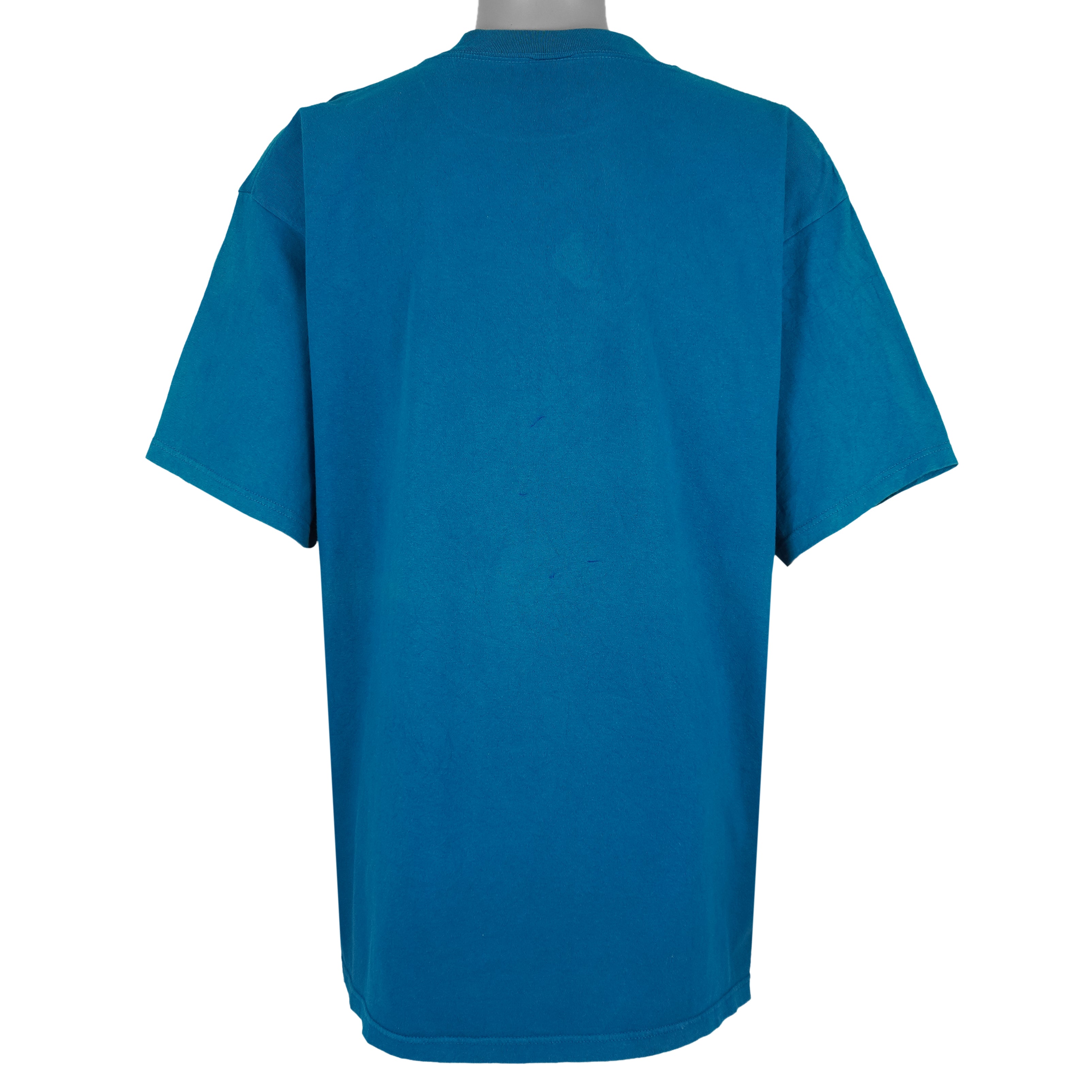 NFL (Logo 7) - Jacksonville Jaguars Big Spell-Out T-Shirt 1990s XX-Large Vintage Retro Football
