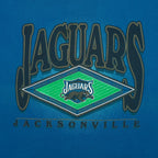 NFL (Logo 7) - Jacksonville Jaguars Big Spell-Out T-Shirt 1990s XX-Large Vintage Retro Football