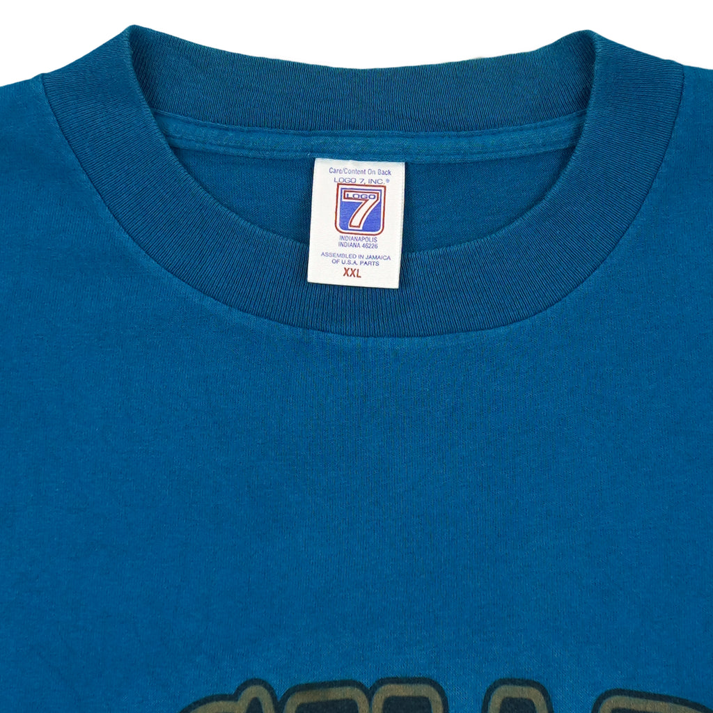 NFL (Logo 7) - Jacksonville Jaguars Big Spell-Out T-Shirt 1990s XX-Large Vintage Retro Football