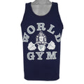 Vintage - World Gym, Big Spell-Out Sleeveless Shirt 1990s Medium Vintage Retro