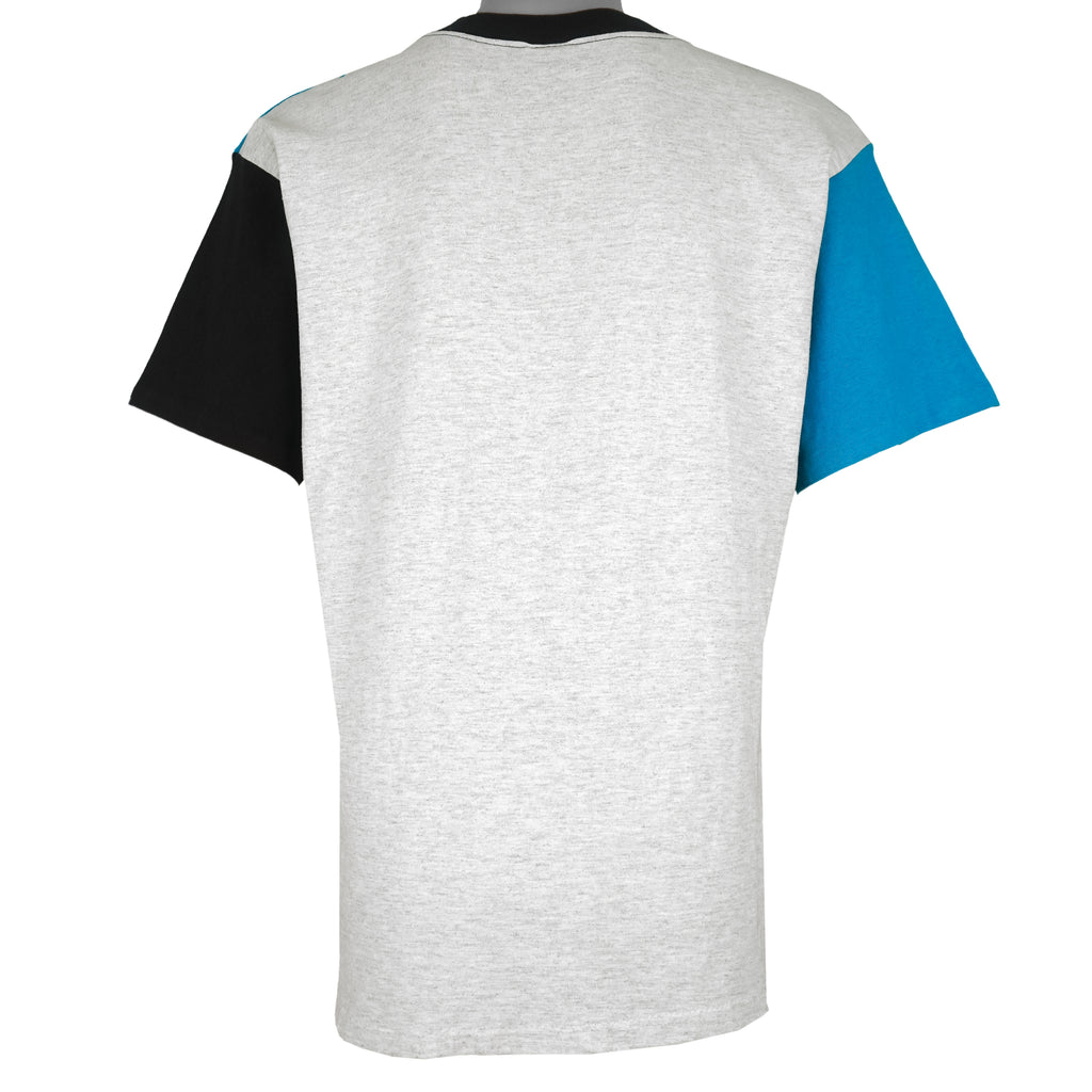 MLB (Official Fan) - Florida Marlins Big Spell-Out T-Shirt 1994 Large Vintage Retro Baseball
