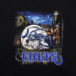 NFL (Lee) - Indianapolis Colts Helmet Spell-Out T-Shirt 2000 XX-Large Vintage Retro Football