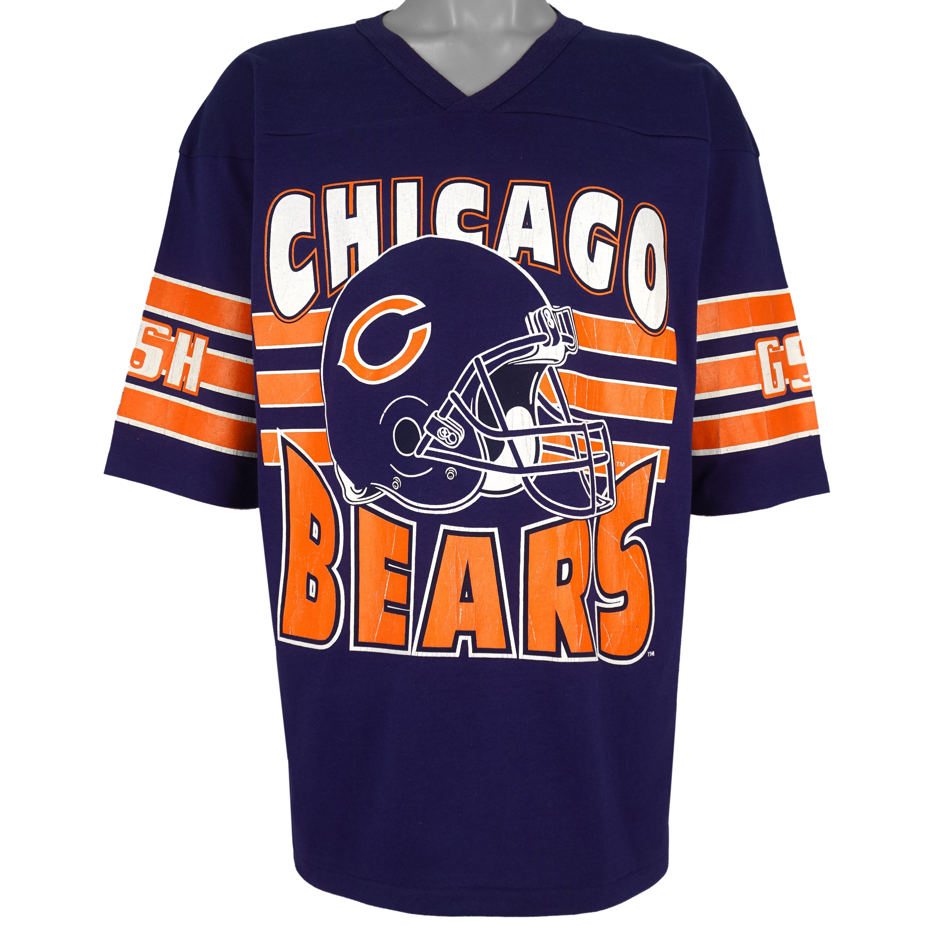 NFL (Garan Inc,) - Chicago Bears Football Fan Jersey 1990s X-Large Vintage Retro Football