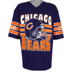 NFL (Garan Inc,) - Chicago Bears Football Fan Jersey 1990s X-Large Vintage Retro Football