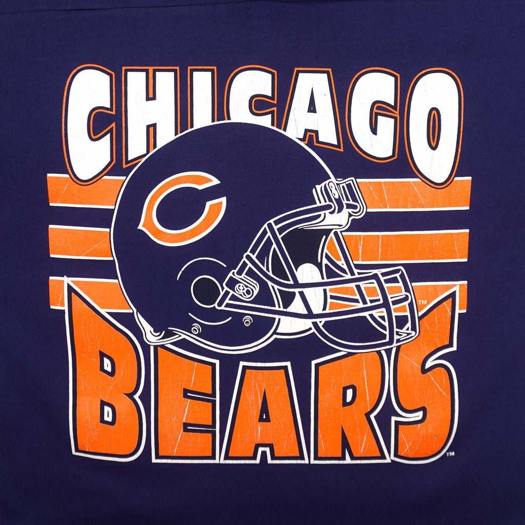 NFL (Garan Inc,) - Chicago Bears Football Fan Jersey 1990s X-Large Vintage Retro Football