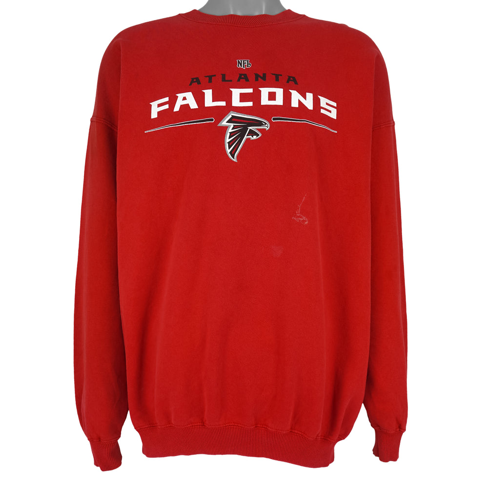 NFL - Atlanta Falcons Spell-Out Crew Neck Sweatshirt 1990s XX-Large Vintage Retro Football