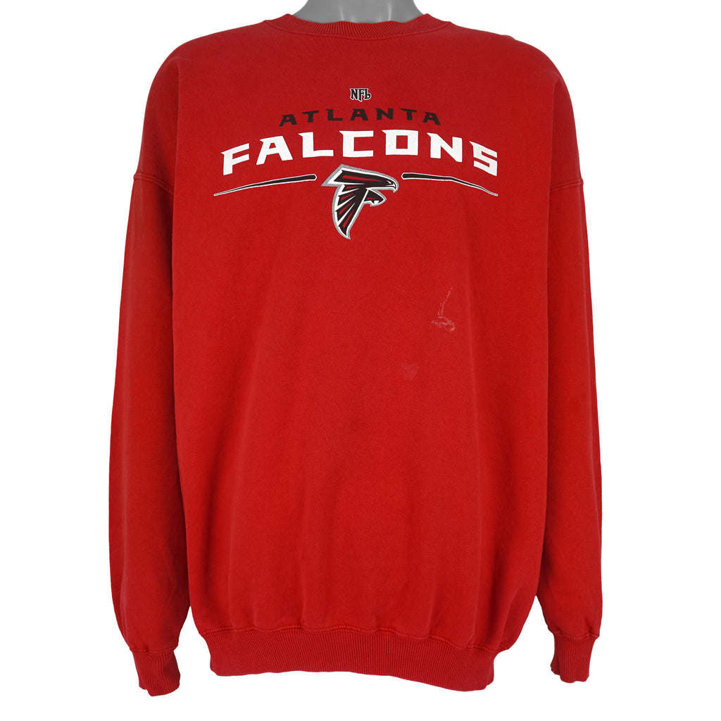 NFL - Atlanta Falcons Spell-Out Crew Neck Sweatshirt 1990s XX-Large Vintage Retro Football