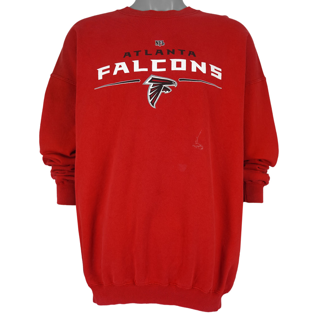 NFL - Atlanta Falcons Spell-Out Crew Neck Sweatshirt 1990s XX-Large Vintage Retro Football