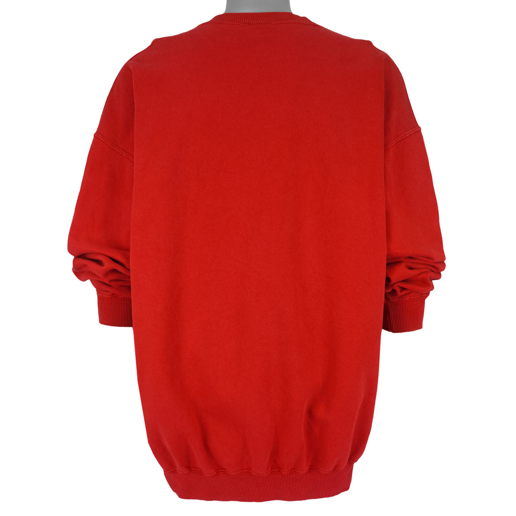 NFL - Atlanta Falcons Spell-Out Crew Neck Sweatshirt 1990s XX-Large Vintage Retro Football