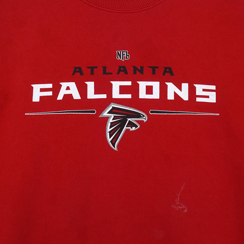 NFL - Atlanta Falcons Spell-Out Crew Neck Sweatshirt 1990s XX-Large Vintage Retro Football