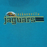 NFL (Logo 7) - Jacksonville Jaguars Crew Neck Sweatshirt 1990s Large Vintage Retro Football
