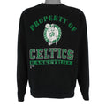 NBA (Salem) - Boston Celtics Basketball Spell-Out Sweatshirt 1990s Large Vintage Retro Basketball