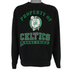 NBA (Salem) - Boston Celtics Basketball Spell-Out Sweatshirt 1990s Large Vintage Retro Basketball