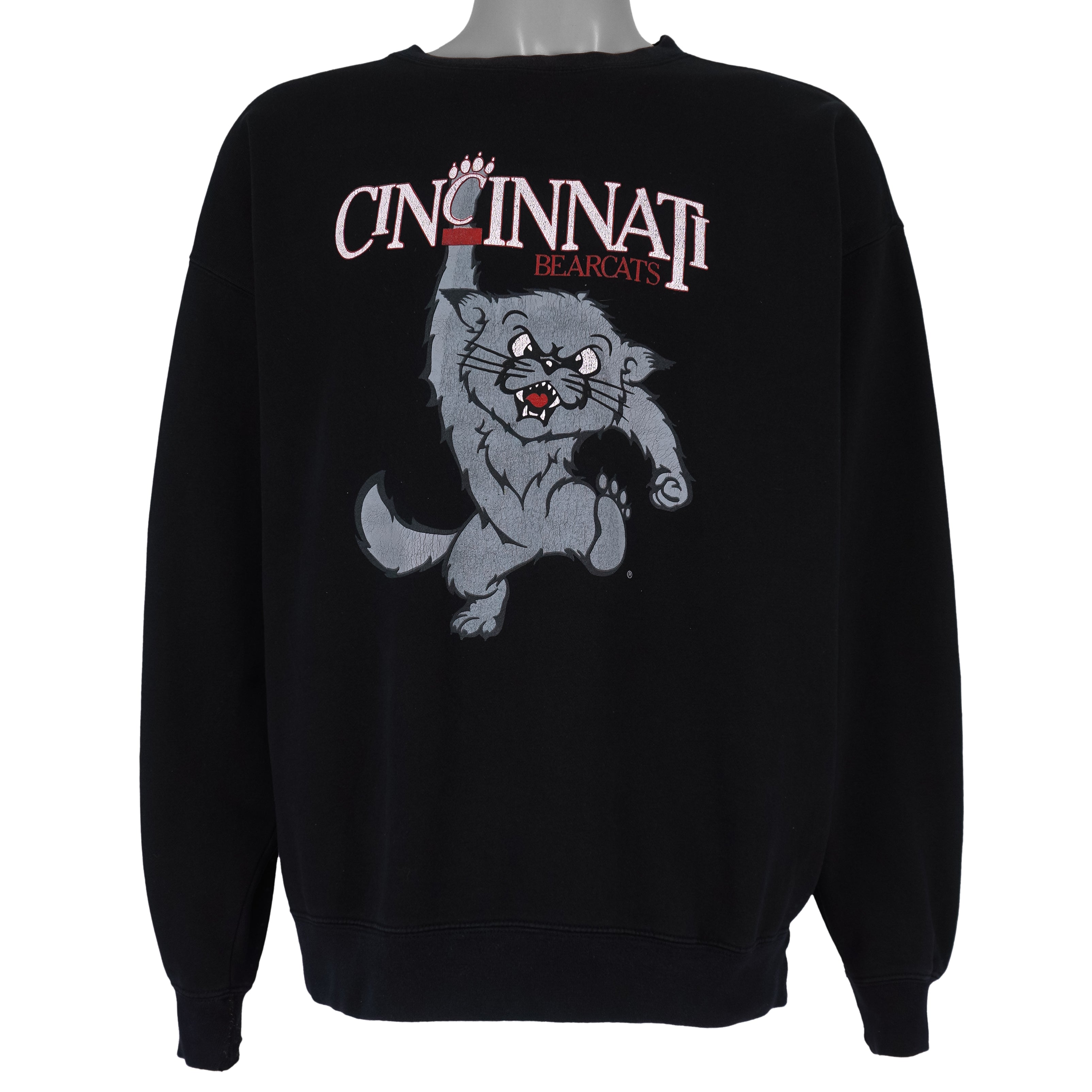 NCAA (Jansport) - Cincinnati Bearcats Crew Neck Sweatshirt 1990s Large Vintage Retro
