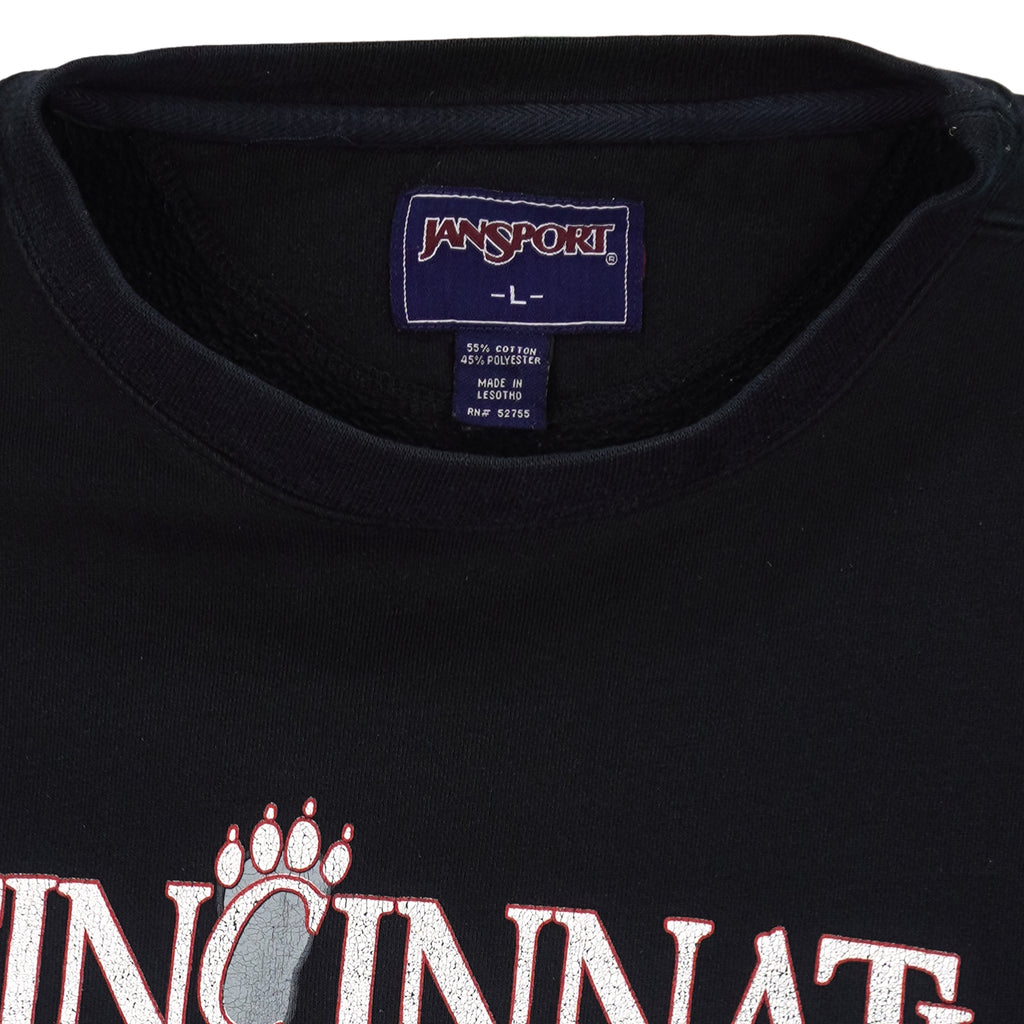 NCAA (Jansport) - Cincinnati Bearcats Crew Neck Sweatshirt 1990s Large Vintage Retro