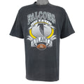 NFL (Competitor) - Atlanta Falcons Spell-Out T-Shirt 1992 Large Vintage Retro Football