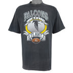 NFL (Competitor) - Atlanta Falcons Spell-Out T-Shirt 1992 Large Vintage Retro Football