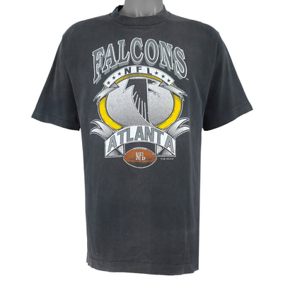 NFL (Competitor) - Atlanta Falcons Spell-Out T-Shirt 1992 Large