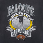 NFL (Competitor) - Atlanta Falcons Spell-Out T-Shirt 1992 Large Vintage Retro Football