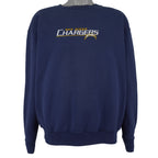 NFL - San Diego Chargers Embroidered Crew Neck Sweatshirt 1990s Large Vintage Retro Football