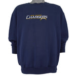 NFL - San Diego Chargers Embroidered Crew Neck Sweatshirt 1990s Large Vintage Retro Football