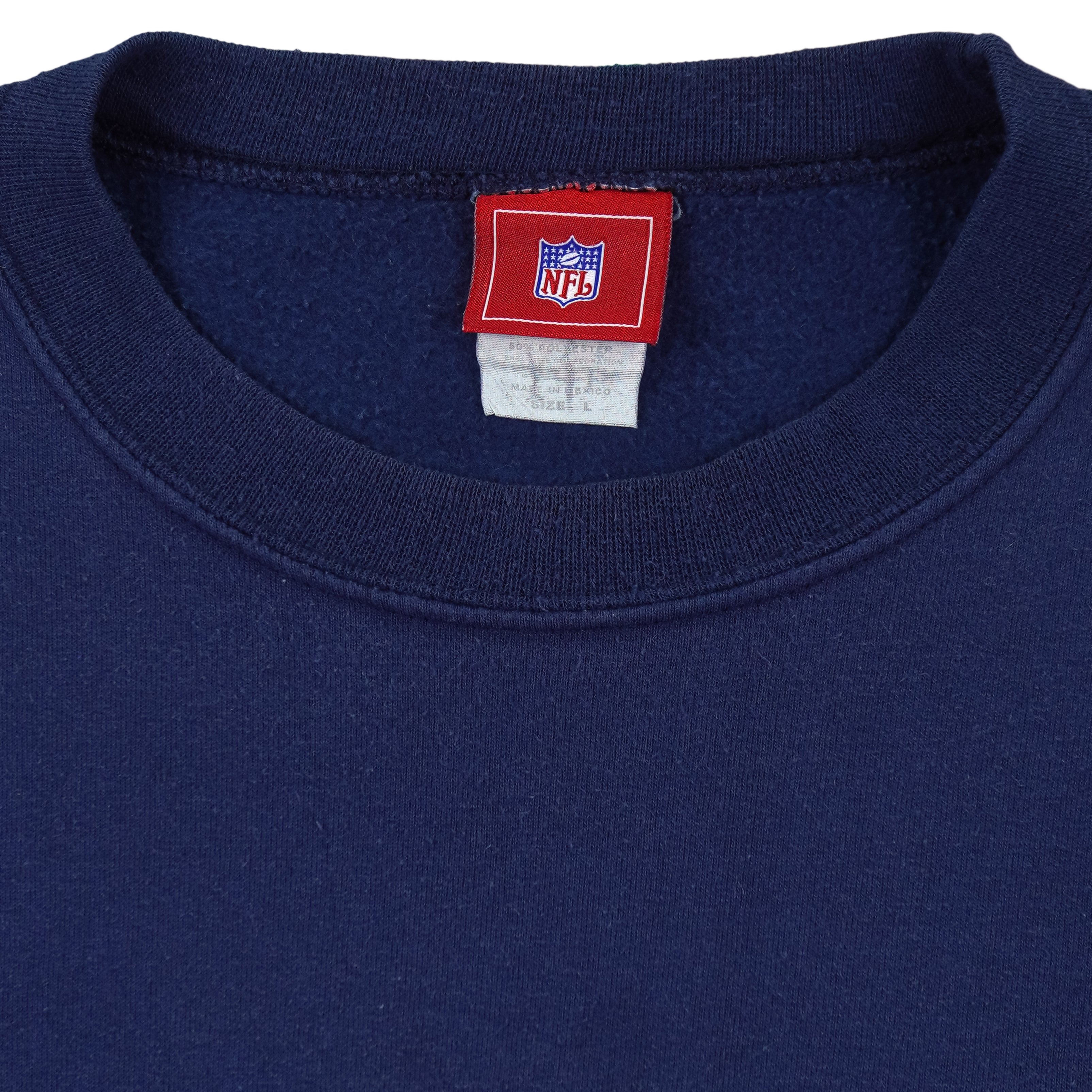 NFL - San Diego Chargers Embroidered Crew Neck Sweatshirt 1990s Large Vintage Retro Football