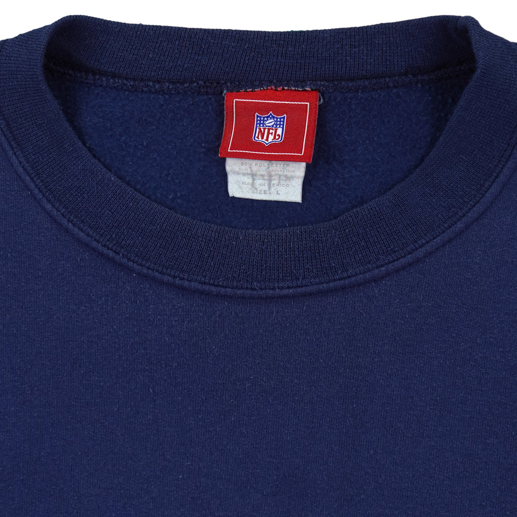 NFL - San Diego Chargers Embroidered Crew Neck Sweatshirt 1990s Large Vintage Retro Football