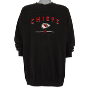 NFL - Kansas City Chiefs Embroidered Crew Neck Sweatshirt 1990s X-Large Vintage Retro Football