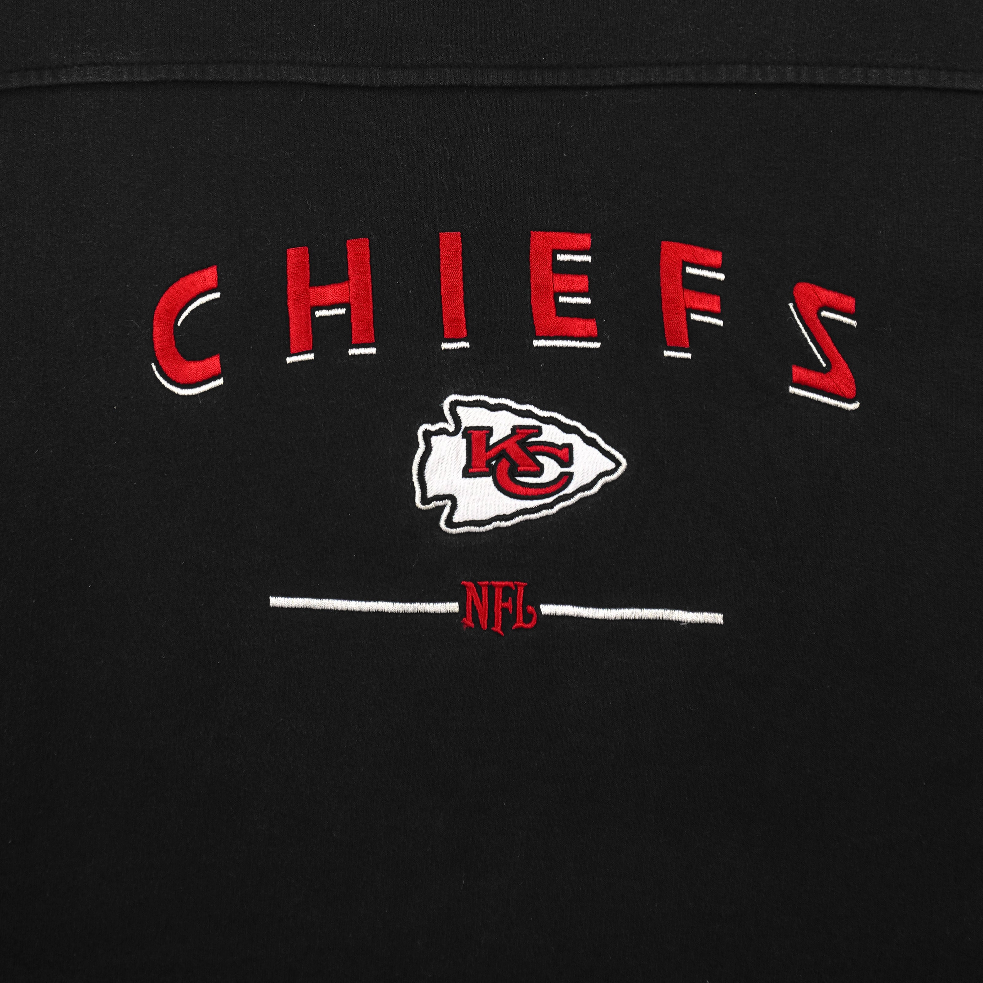 NFL - Kansas City Chiefs Embroidered Crew Neck Sweatshirt 1990s X-Large Vintage Retro Football