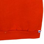 NCAA (Russell Athletic) - Orange Clemson Tigers Crew Neck Sweatshirt 1990s Small Vintage Retro
