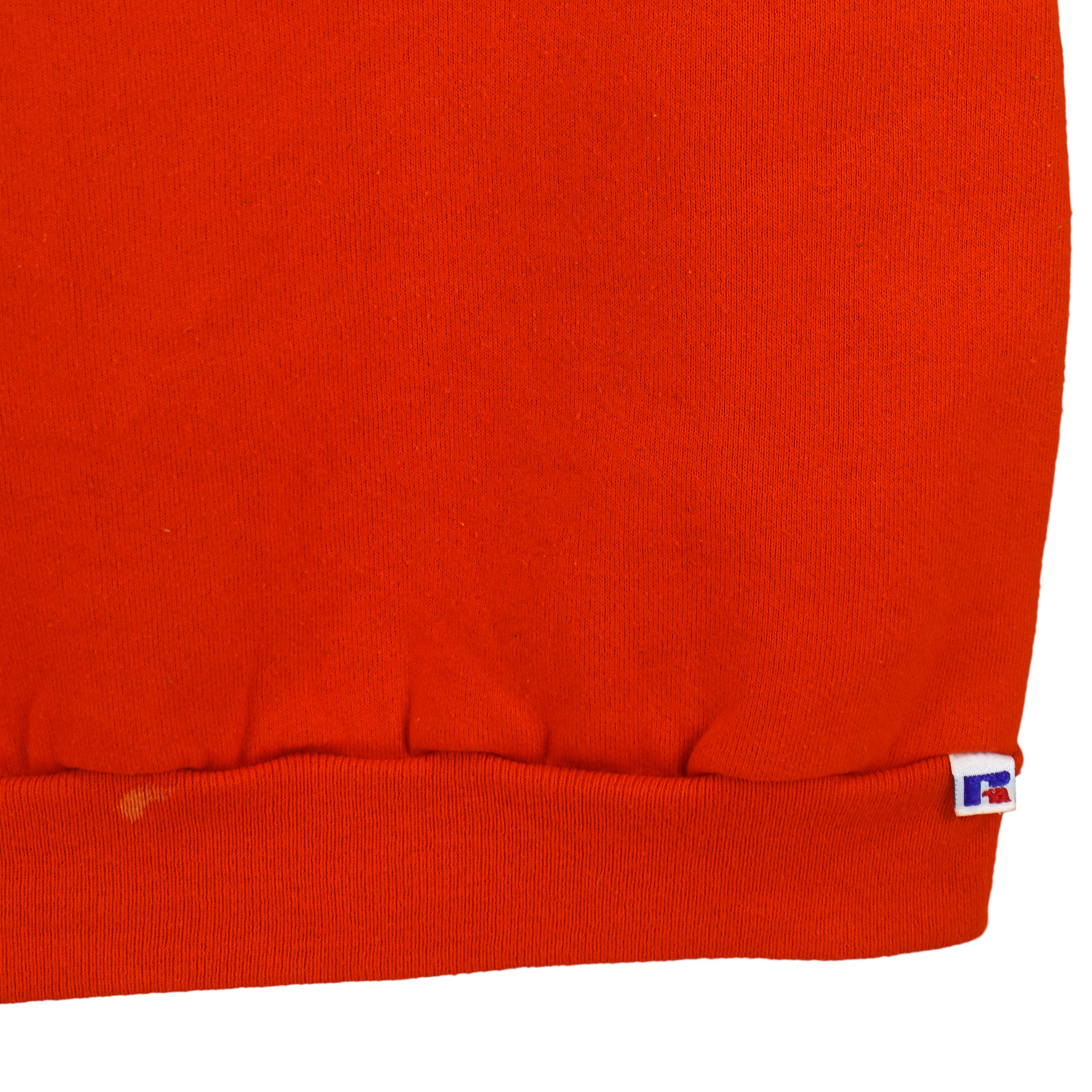 NCAA (Russell Athletic) - Orange Clemson Tigers Crew Neck Sweatshirt 1990s Small Vintage Retro