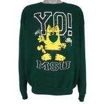 NCAA (Lee) - Michigan State Spartans, MSU Yo! Crew Neck Sweatshirt 1990s X-Large