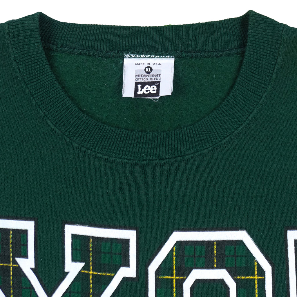 NCAA (Lee) - Michigan State Spartans, MSU Yo! Spell-Out Crew Neck Sweatshirt 1990s X-Large Vintage Retro