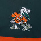 NCAA (J Plus) - Miami Hurricanes Embroidered Jersey 1990s Large Vintage Retro