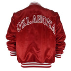 NCAA (Swingster) - Red Oklahoma Sooners Bomber Jacket 1990s X-Large Vintage Retro