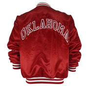 NCAA (Swingster) - Red Oklahoma Sooners Bomber Jacket 1990s X-Large Vintage Retro