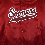 NCAA (Swingster) - Red Oklahoma Sooners Bomber Jacket 1990s X-Large Vintage Retro