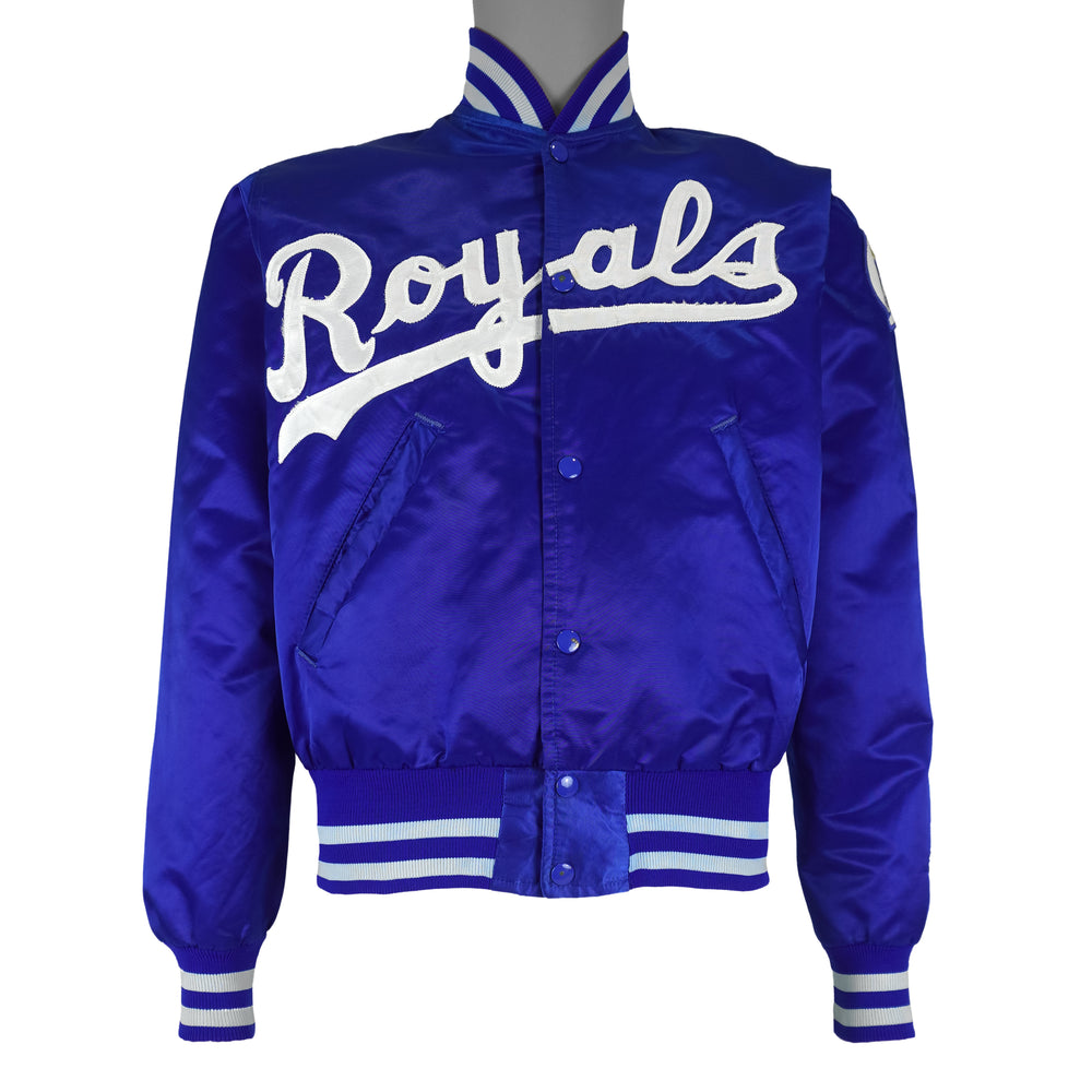 Starter - Kansas City Royals Satin Jacket 1990s Small Vintage Retro Baseball