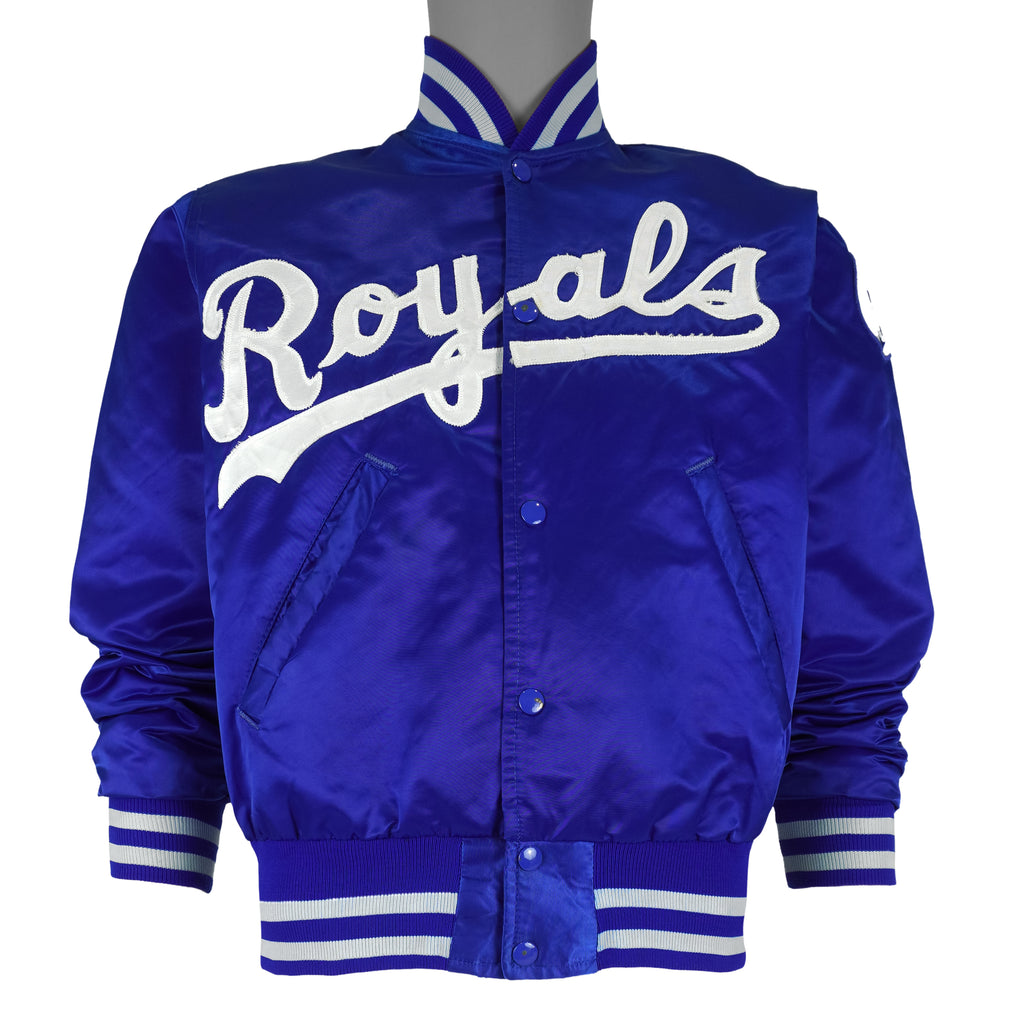 Starter - Kansas City Royals Satin Jacket 1990s Small Vintage Retro Baseball