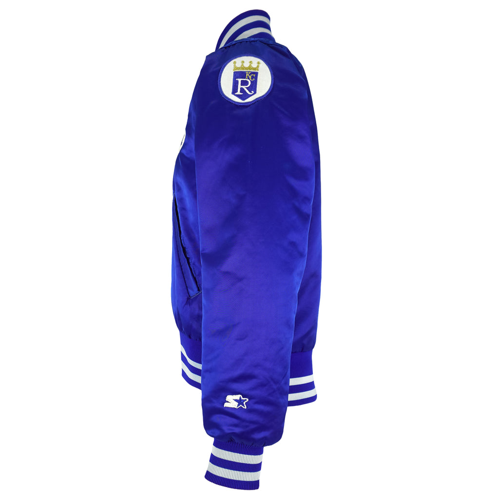 Starter - Kansas City Royals Satin Jacket 1990s Small Vintage Retro Baseball