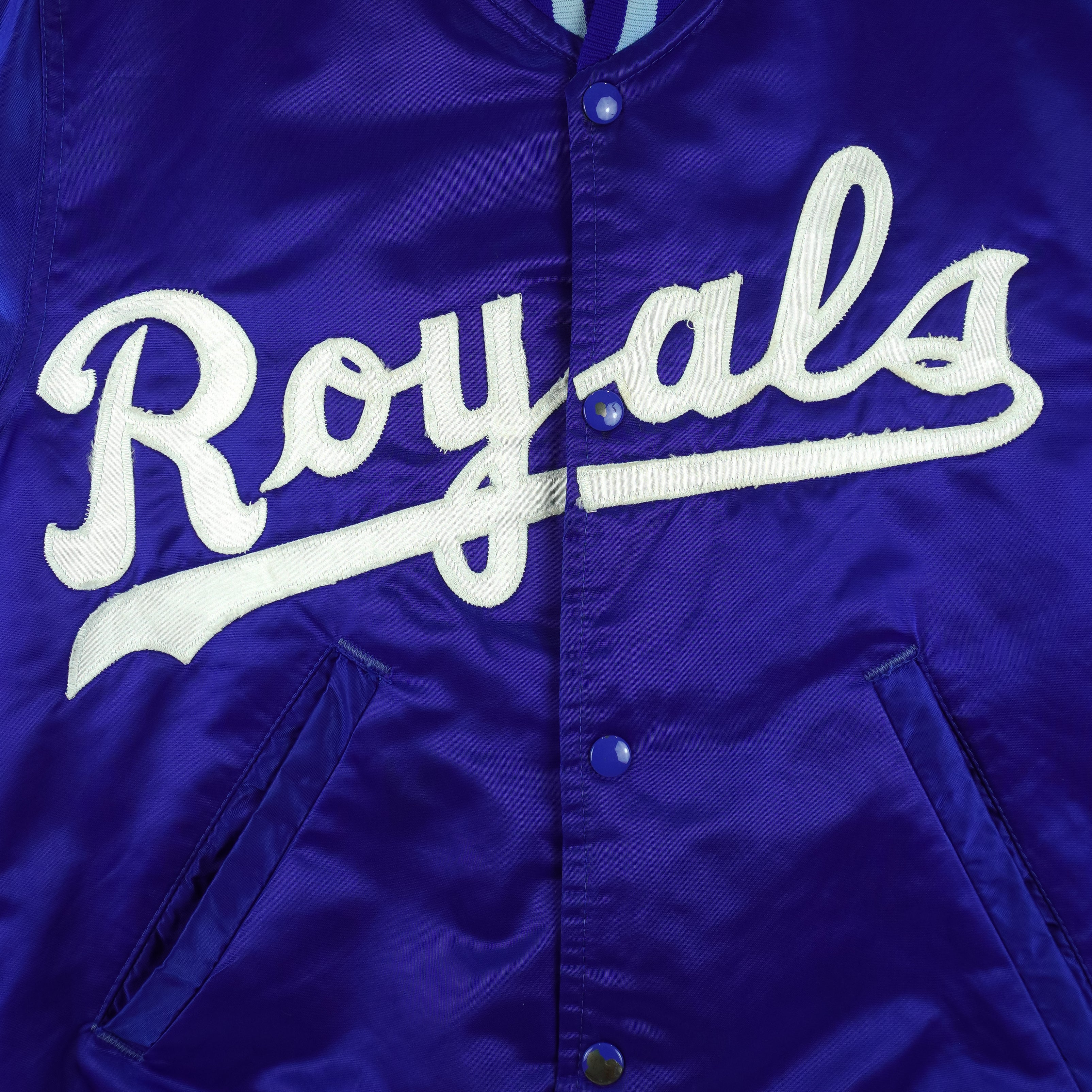 Starter - Kansas City Royals Satin Jacket 1990s Small Vintage Retro Baseball