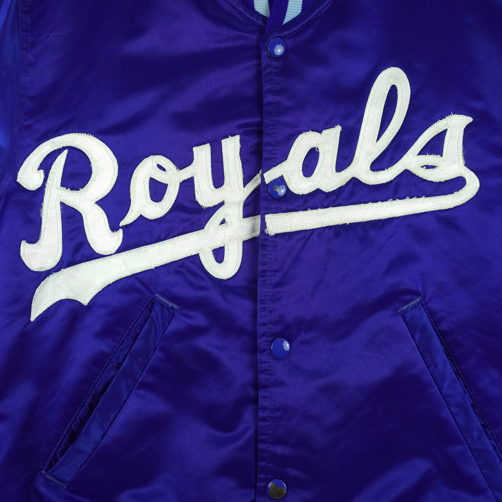 Starter - Kansas City Royals Satin Jacket 1990s Small Vintage Retro Baseball