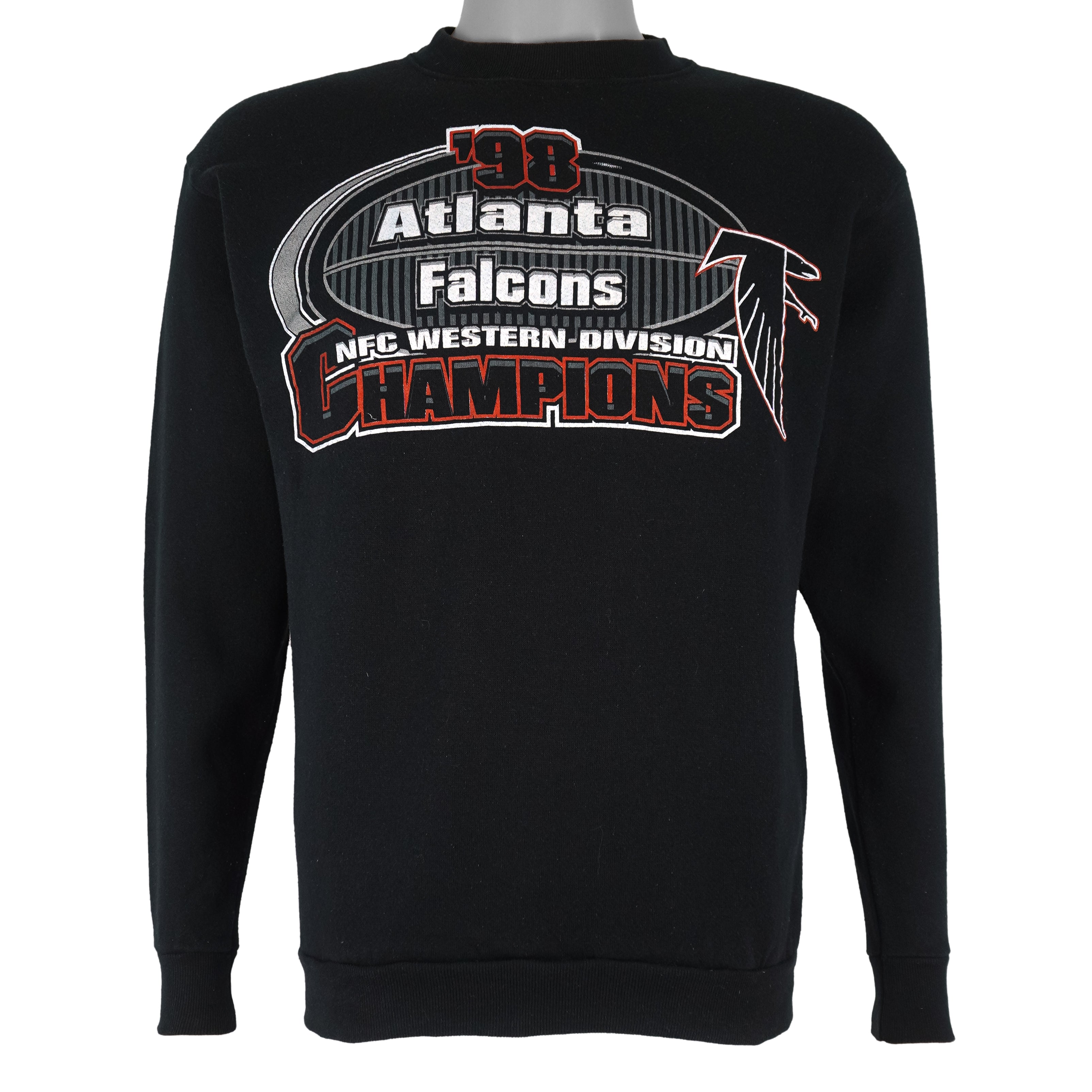 NFL (Tultex) - Atlanta Falcons Crew Neck Sweatshirt 1998 Medium Vintage Retro Football