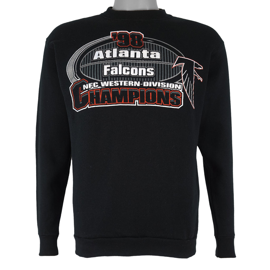 NFL (Tultex) - Atlanta Falcons Crew Neck Sweatshirt 1998 Medium Vintage Retro Football