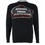 NFL (Tultex) - Atlanta Falcons Crew Neck Sweatshirt 1998 Medium Vintage Retro Football